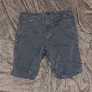 Grey American Eagle Cargo Shorts